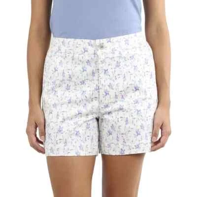 Женские эластичные атласные шорты-чино Jachs Girlfriend, белые, размер L - Изображение 1 из 4