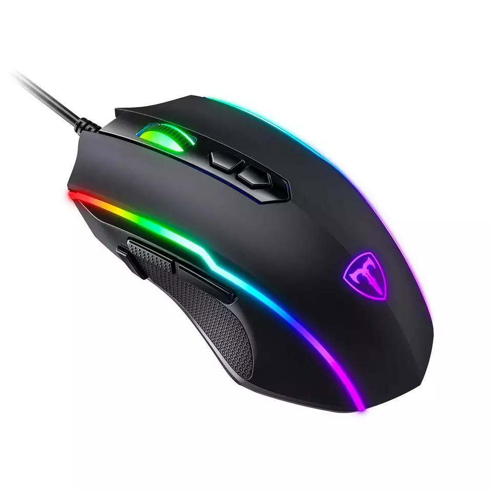 PICTEK Wired Gaming Mouse, 8 Programmable Buttons, RGB Backlit, 7200 DPI, Ergono - Image 1 of 4