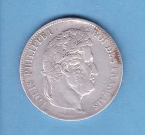 ( RF.29) 5 FRANCS LOUIS PHILIPPE 1839 D (LYON) TTB- RARE - Photo 1/2