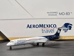 Gemini Jets 1:400 Aeromexico Travel McDonnel Douglas MD-83 N848SH GJAMX1434 - Picture 1 of 5