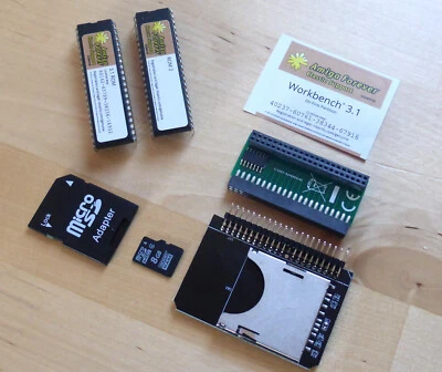 CLOANTO AMIGA 1200.Workbench 3.1 +WHDLoad (3GB juegos y programas) + Kickstart. Tarjeta SD