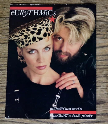 Eurythmics Cherry Lane booklet with giant poster 1984 Omnibus - Image 1 of 4