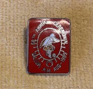 1989, 68Th Annual Gallop, NM, Indian Ceremonial, Clutch Back enameled Pin - Picture 1 of 4