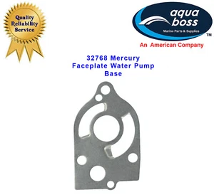 32768 Faceplate Water Pump Base Mercury - Picture 1 of 3