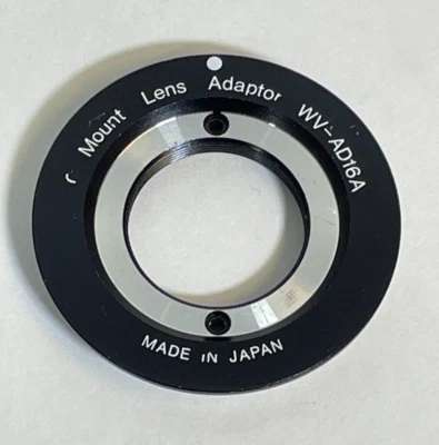 Adaptador de montaje de lente PANASONIC WV-AD16 C-Mount BONITO Foto 1 de 3