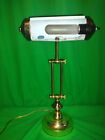 VTG Articulating Adjustable Portable Brass Piano Bankers Desk Lamp Small Metal 