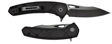 Camillus Blaze Folding Knife 2.75" Titanium/D2 Tool Steel Blade Black G10 Handle