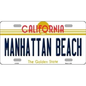 Smart Blonde LP-8819 Manhattan Beach CA Novelty Metal License Plate - 6 x 12 in. - Picture 1 of 1