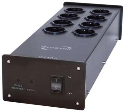 Dynavox HiFi-Steckdosenleiste X4100B Steckdose Leiste Mehrfachstecker Schwarz - Bild 1 von 2