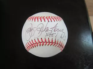 Jay Johnstone Autograph Signed Baseball Ball JSA (B10) Los Angeles Dodgers 81 WS - Picture 1 of 3