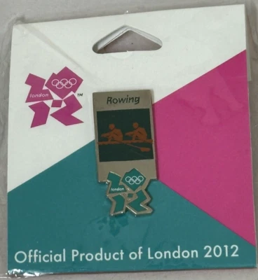 2012 Olympic Pin Rowing London - Image 1 of 3
