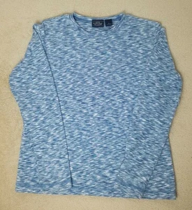 Genuine Sonoma Jean Company Girls M Heather Blue Long Sleeve Shirt Vintage 90s - Picture 1 of 6