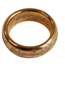 Weta Jens Hansen Lord Of The Rings Gold Tone Ring - Picture 1 of 7