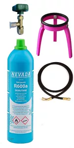 KIT FAI DA TE RICARICA FRIGO FREEZER CONGELATORE R600A R600 + RUBINETTO + FRUSTA - Imagen 1 de 5