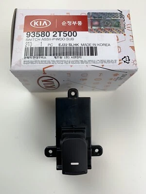 Interruptor de ventana eléctrica puerta trasera Kia Optima 2014-2015 original Kia derecha o izquierda Foto 1 de 2