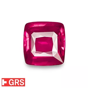 RUBINO certificato GRS 5,01 ct. naturale non trattato LOUPE-PULITO rosso rosato IMPORTANTE - Foto 1 di 8