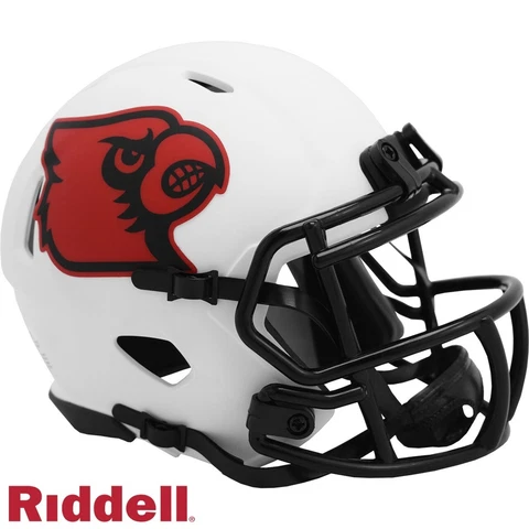 LOUISVILLE CARDINALS NEW STYLE LUNAR ECLIPSE REPLICA MINI HELMET NFL RIDDELL Cover