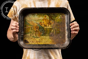 Vintage Old Heidelberg Tin Litho Beer Advertising Tray - Picture 1 of 4