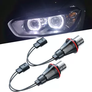 For BMW 630Ci 645Ci 650i M6 04-07 White Halo LED Angel Eyes Marker Light Bulb - Picture 1 of 12