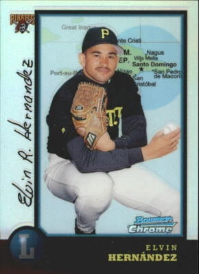 1998 Bowman Chrome International Refractors #346 Elvin Hernandez - NM-MT - Image 1 of 2