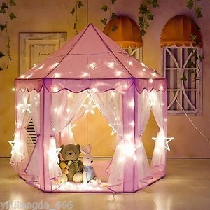 Niñas Rosa Princesa Castillo Lindo Casa de Juegos Niños Jugar Tienda Juguetes al aire libre - Imagen 1 de 8