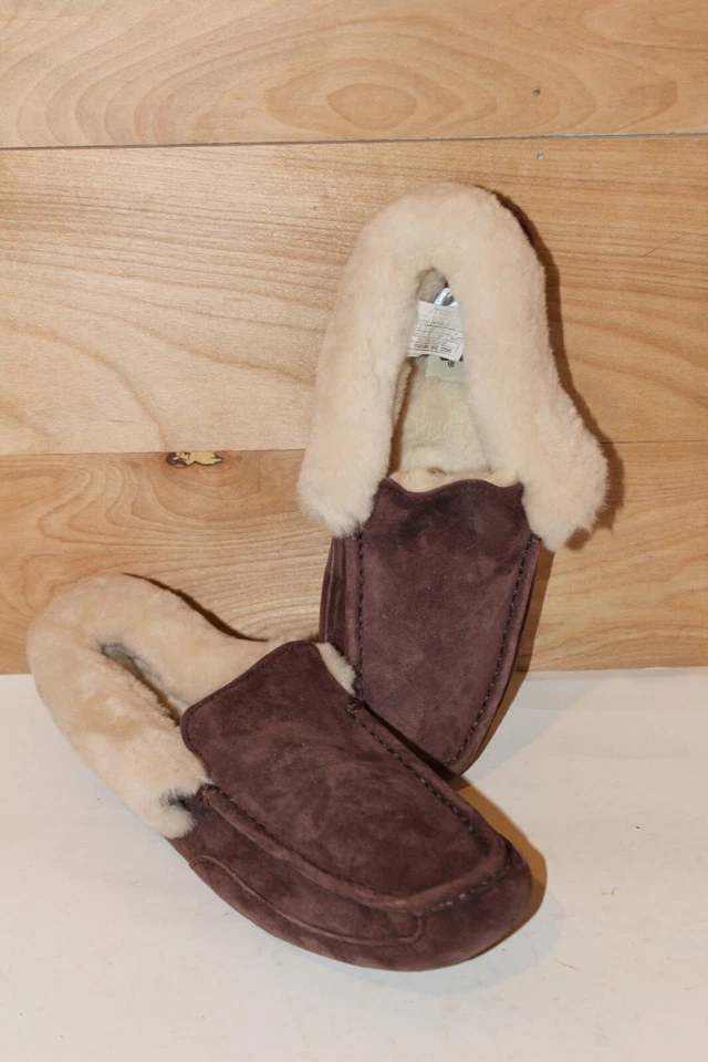 Zapatillas UGG Australia Grantt para hombre marrón gamuza piel de oveja forradas talla 7 M 1005255 Foto 1 de 4
