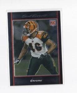 EARL EVERETT 2007 BOWMAN CHROME FOOTBALL ROOKIE CARD-SHIPS FREE - Picture 1 of 24