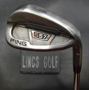Ping S57 Yellow Dot Pitching Wedge Stiff Steel Shaft Golf Pride Grip - Picture 1 of 4