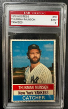 1976 Hostess Thurman Munson Yankees #16 EMC Graded 6 EXMT