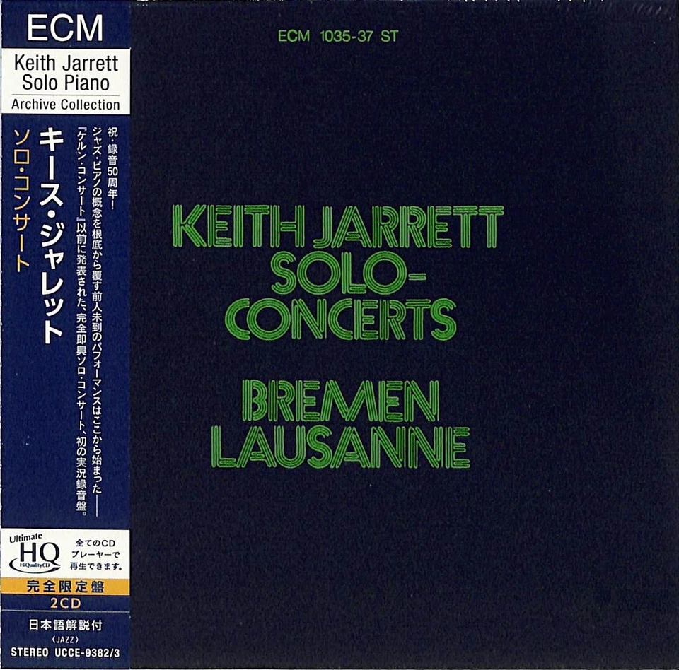 Solo Concerts:Bremen and Lausanne-Uhqcd by Jarrett, Keith (CD, 2023)