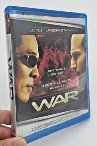 War 2007 Blu-Ray Jet Li Jason Statham Saul Rubinek Devon Aoki Sung Kang COMPLETE - Imagen 1 de 11