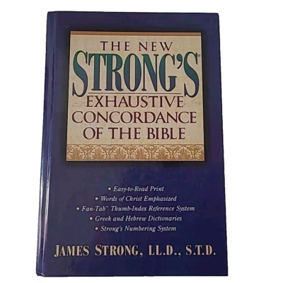 The New Strong's Exhaustive Concordance of the Bible by James Strong Lge Book - image 1 of 4