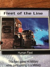 FLEET OF THE LINE DELUXE EDITION BABYLON 5 CCG RARE CARD NEAR MINT NEVER PLAYED