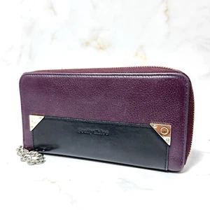 See by Chloe Long Wallet Purse Zip-around Leather Authentic - Picture 1 of 20
