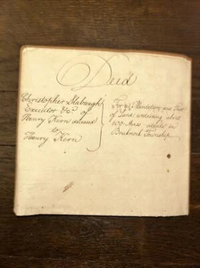 1813 URKUNDE - Henry Kern verstorben an Henry Kern - für die Pflanzung - Brecknock Twsp - Bild 1 von 7