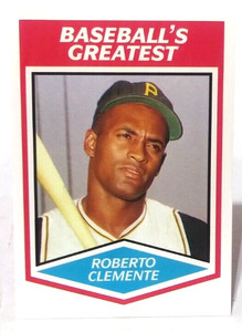 Roberto Clemente 1989 CMC Baseball's Greatest Pittsburgh Pirates 