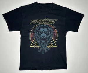 Vtg Skillet Band We Walk As Lions Cotton Black T Shirt Full Size AG539 - Picture 1 of 4