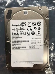 Seagate Savio 10K.6 600GB SAS 6Gb/s HDD ST600MM0006 2,5" - Foto 1 di 3