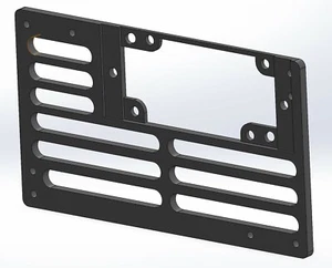 Ripe3D Flex ATX PSU / 1U PSU to ATX PSU Adaptor plate - Afbeelding 1 van 3