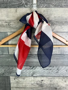 Bufanda cuadrada de seda Boden pañuelo para el cuello Union Jack bandera declaración bolso corbata - Imagen 1 de 9