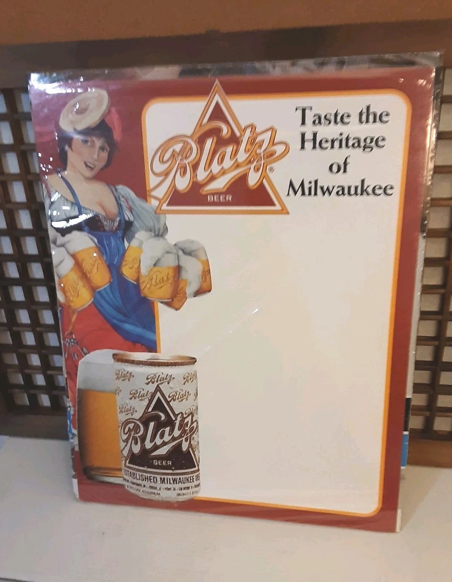 貴重！50's ビール会社Blatzブラッツ店頭看板アンティーク USA雑貨
