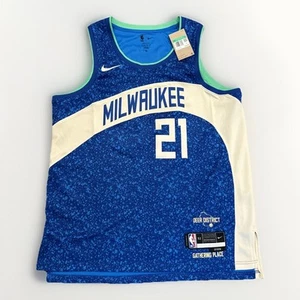 Milwaukee Bucks Nike Jersey Mens XL (52) x Jrue Holiday #21 City Edition - Picture 1 of 9