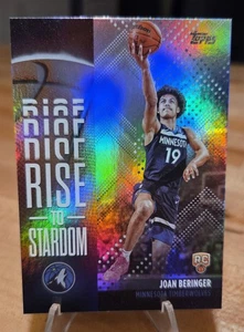 2025-26 Topps Joan Beringer Rise To Stardom Holo Refractor RC Timberwolves 🔥🐸 - Picture 1 of 4