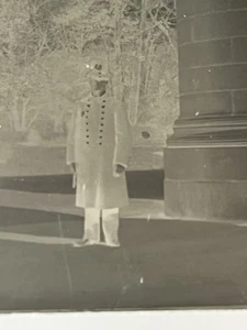 Antique Glass Plate Negative Man In Uniform Possible Military Early 1900s - Picture 1 of 4