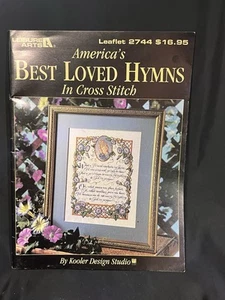 Leisure Arts America's Best Loved Hymns in Cross Stitch 1995 12 Designs #2744 - Picture 1 of 7
