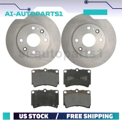 Juego de pastillas de freno delanteras + rotores de freno para Ford Aspire 1994 1995 1996 1997 Foto 1 de 4