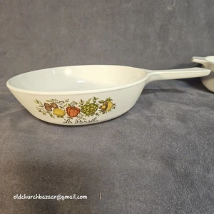 Vintage 6,75" Corningware Spice Of Life Menuette Pfanne Pfanne Corning Ware Pyrex - Bild 1 von 9