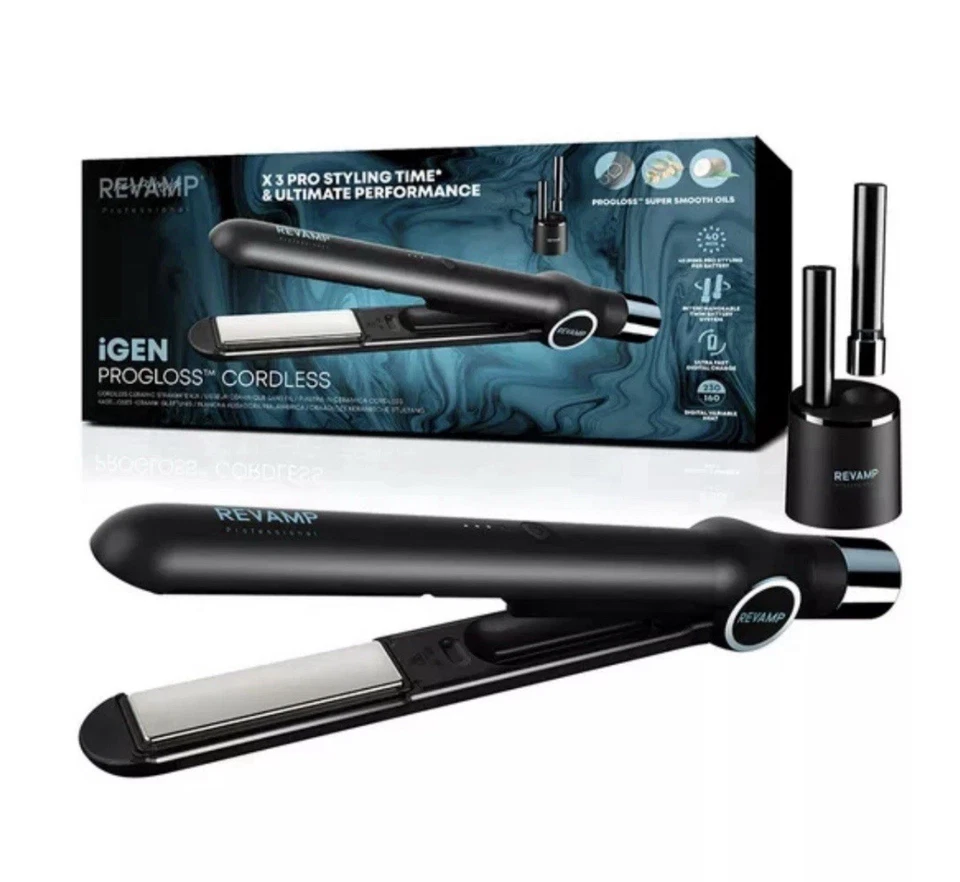 Revamp Igen Progloss Cordless Ceramic Hair Straightener ST-2750-EU2 RRP £200