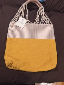 Mercado Apollonia Tote Bag Brand New With Tags. Hand Woven Straps - Picture 1 of 4