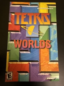 Tetris Worlds (PS2) Manual ONLY - NO GAME Puzzle THQ PlayStation 2 - Picture 1 of 2